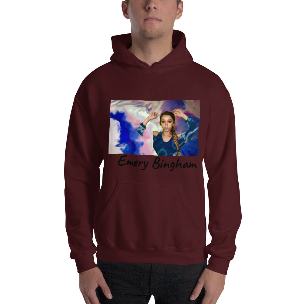 Hooded Sweatshirt God is a Woman Little Girl Emery Bingham